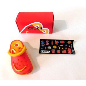 McDonalds Happy Meal Toy Mini Croc #3 Keychain Backpack Charm Stickers